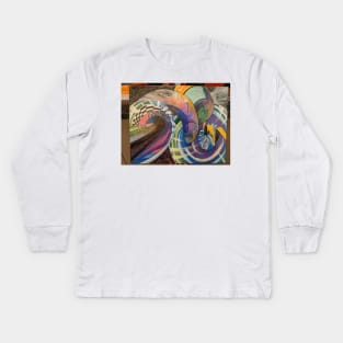 Escape from Cyber-Tron Kids Long Sleeve T-Shirt